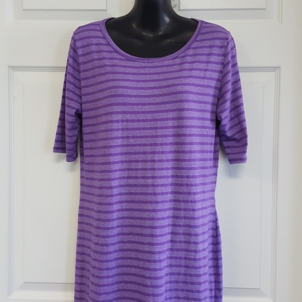 LulaRoe short sleeve maxi dress